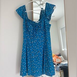 Blue Floral Dress